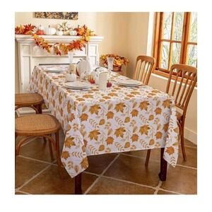 Romanstile Fall Rectangle Tablecloth 60 X 84 Inch, Thanksgiving Autumn Harvest M